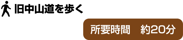 旧中山道を歩く