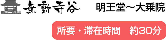 無動寺谷(明王堂～大乗院)