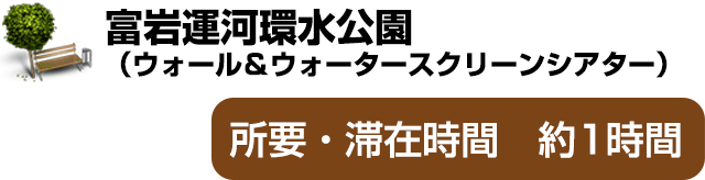 富岩運河環水公園 ファンタジックワールド(ウォール＆ウォータースクリーンシアター)