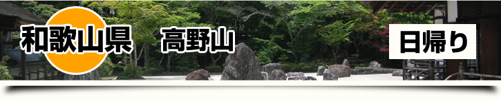 和歌山県-高野山 日帰り